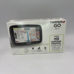 TomTom GO 40 S Portable GPS Navigator 4.3 Inch Touchscreen Lifetime Maps Traffic